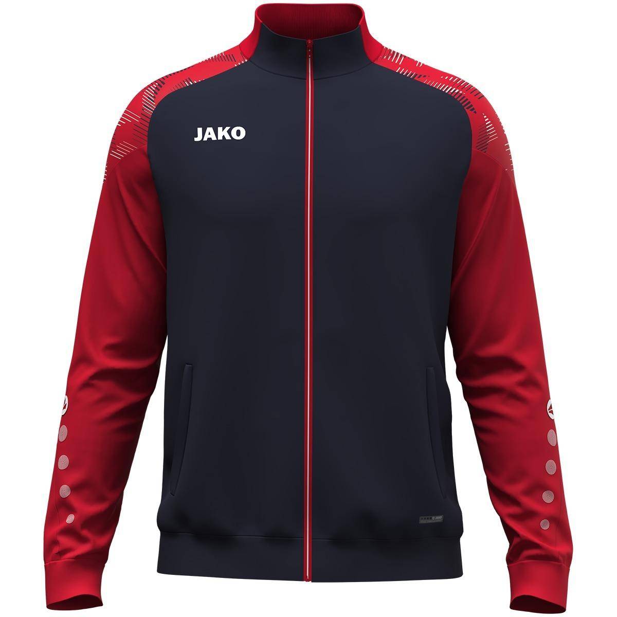 Jako Polyesterjacke Sonic Kinder marine/rot