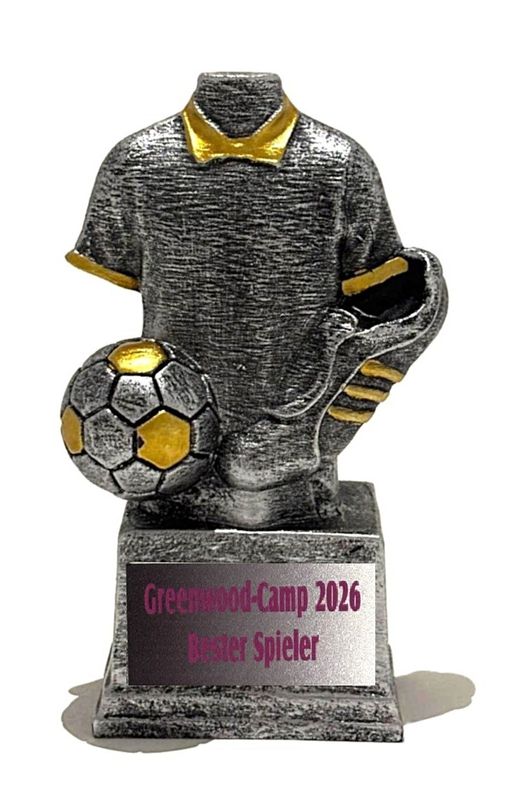 Minipokal Tribaschuh silber/gold