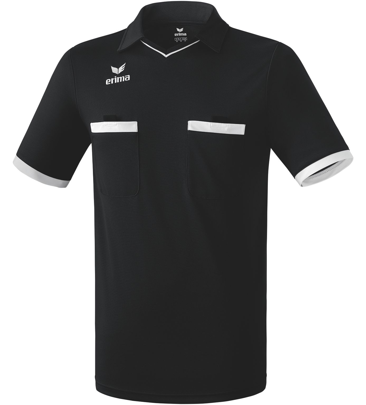 Saragossa Schiedsrichtertrikot schwarz/weiß