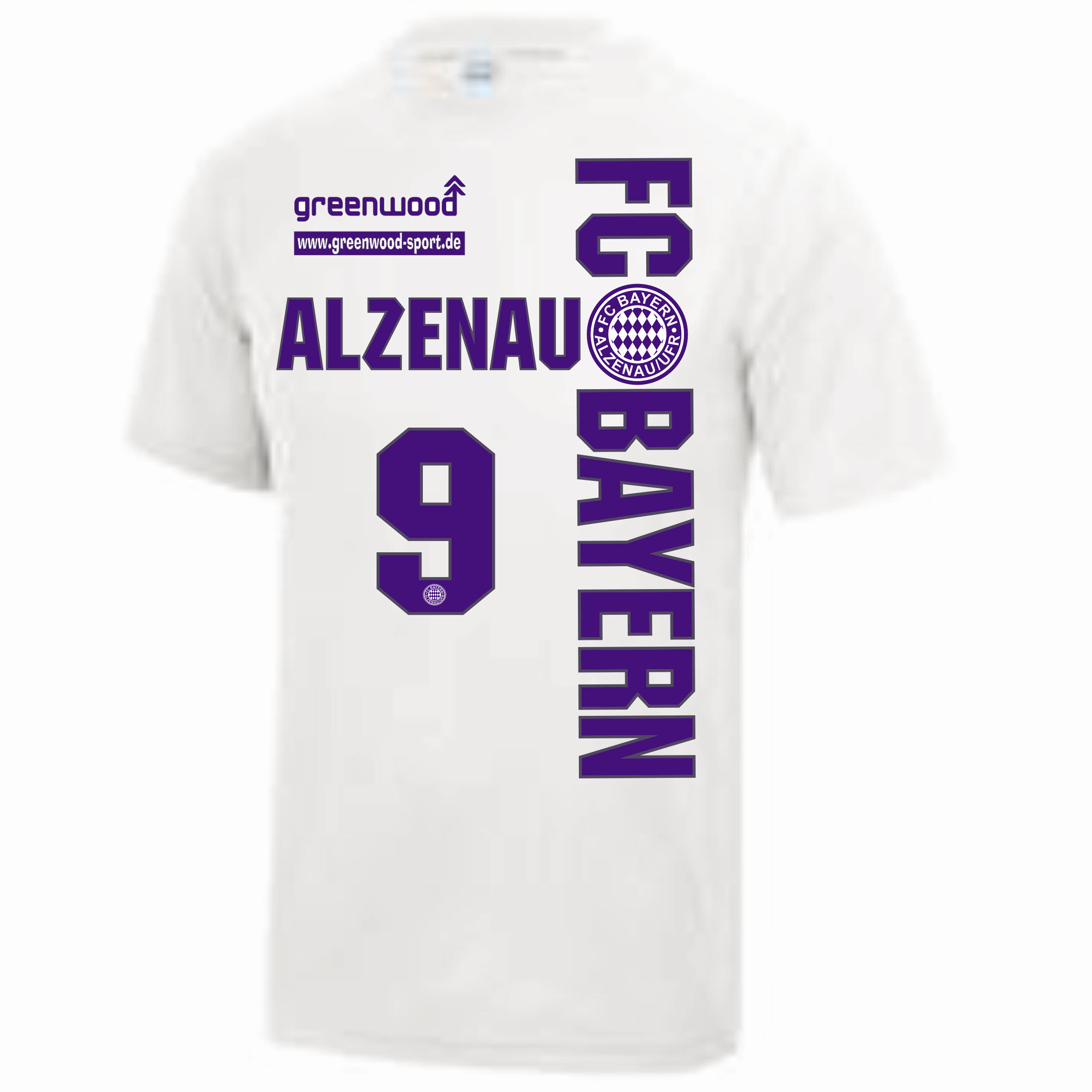 FC Bayern Alzenau Trainingsshirt weiß - Bild 2