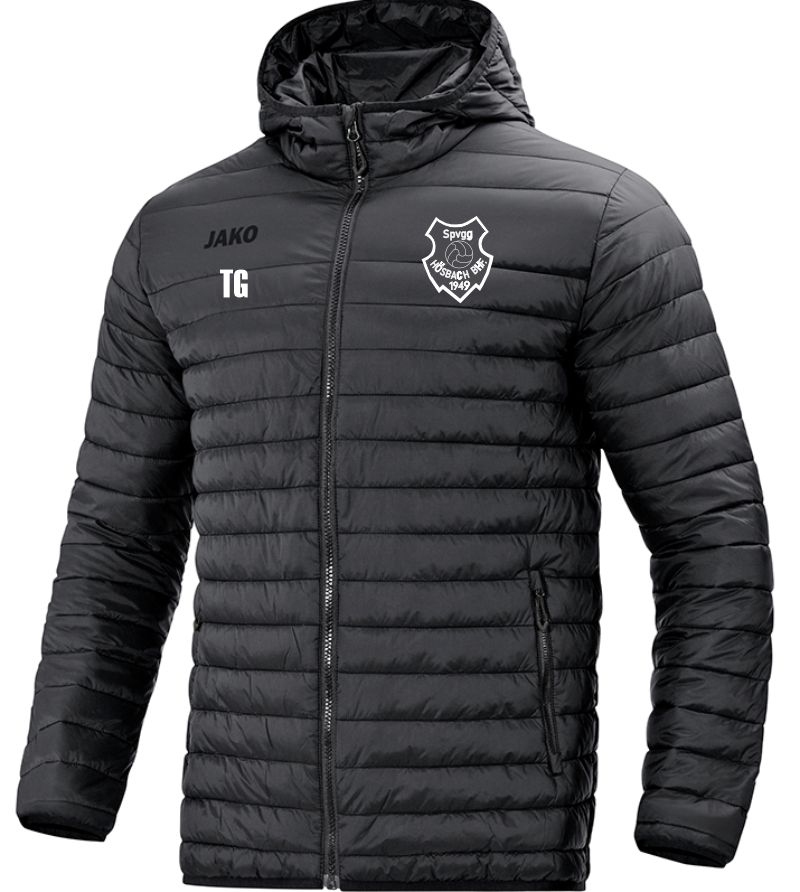 Steppjacke Kinder Bahnhöfer schwarz