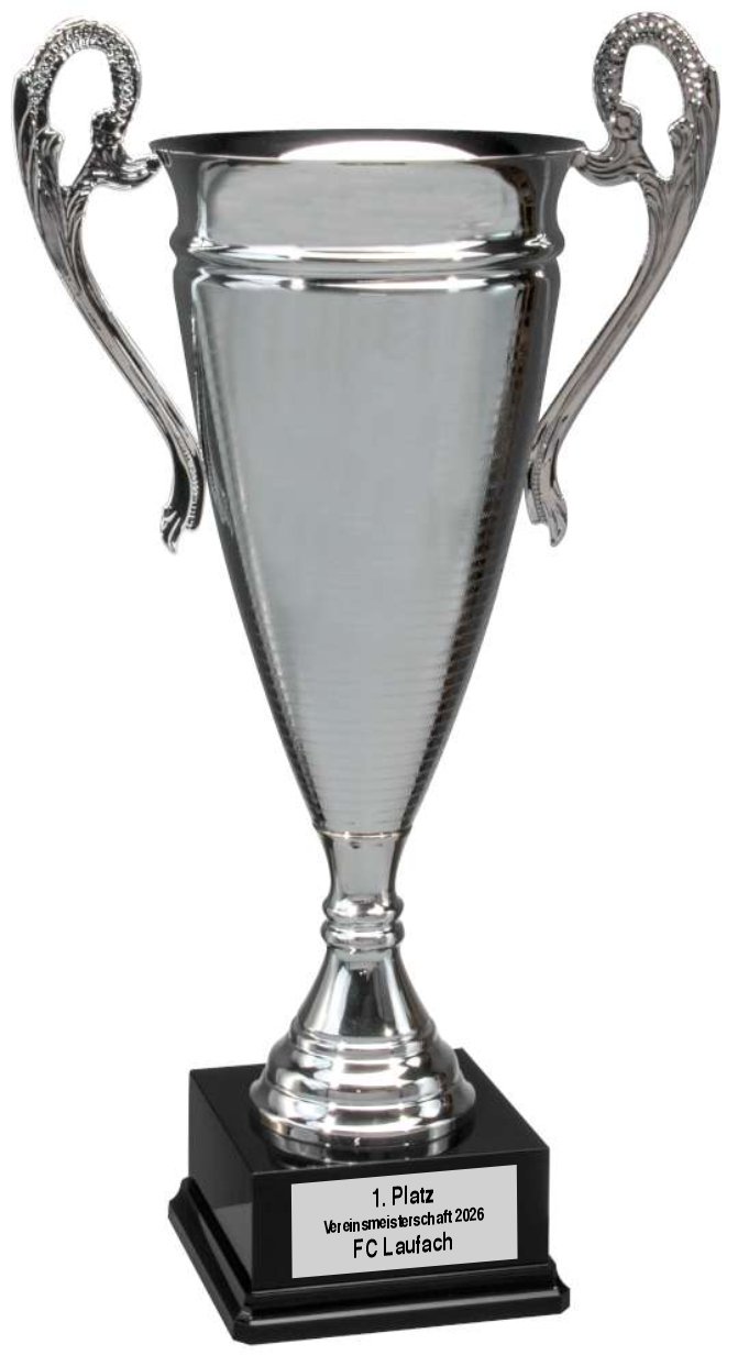 Pokal Victory Trophy silber