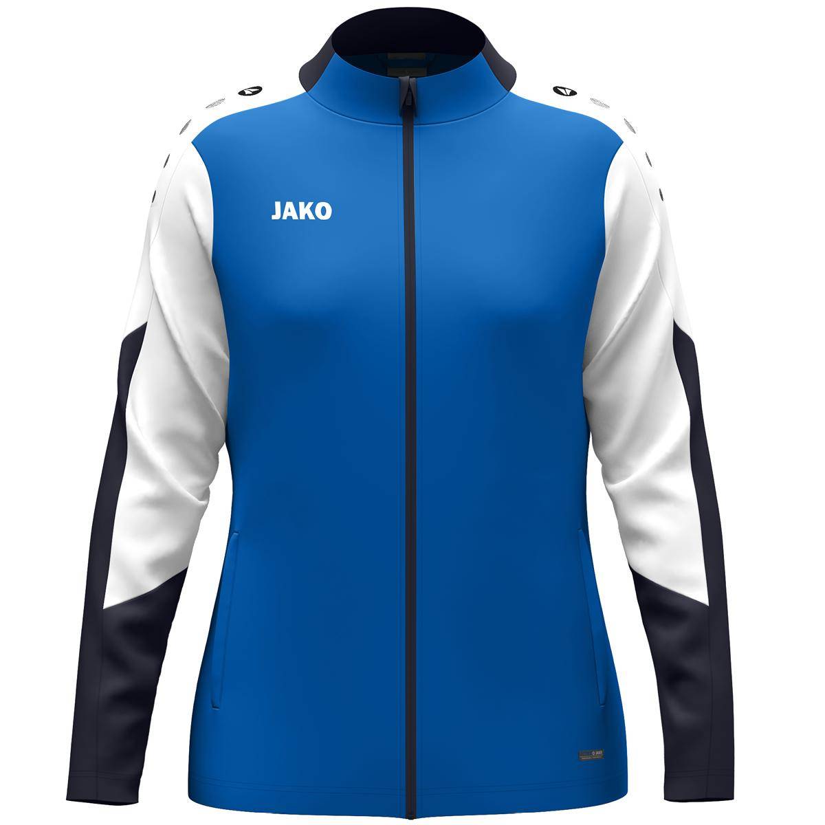 Jako Polyesterjacke Dynamic Damen royal/weiß/marine