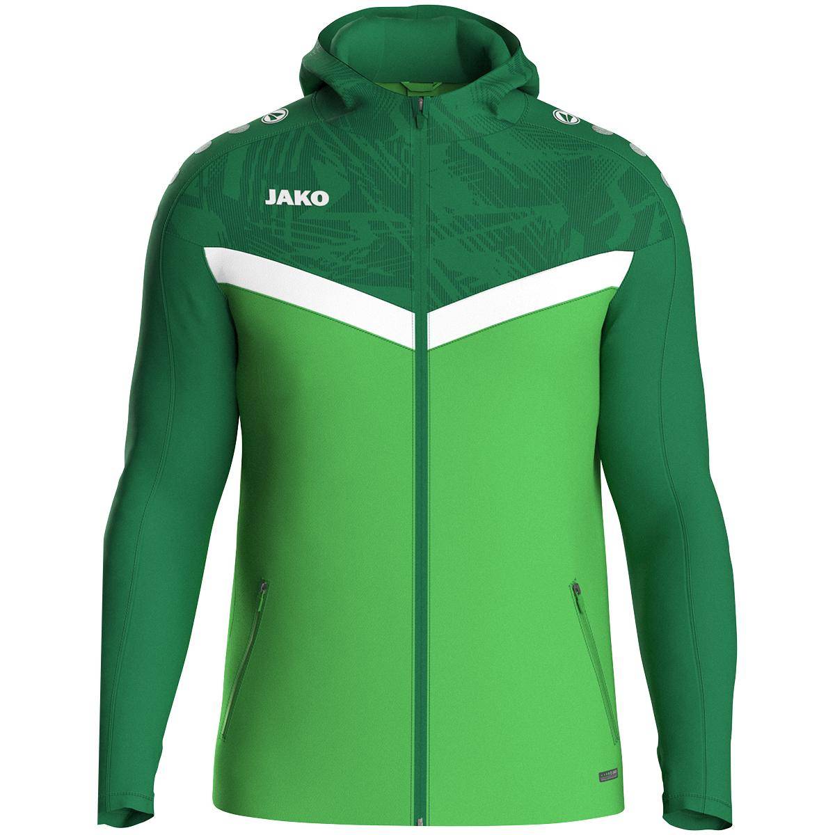Jako Kapuzenjacke Iconic Kinder soft green/sportgrün