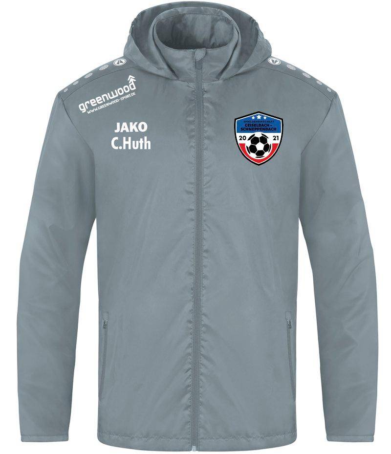 Jako Allwetterjacke Team 2.0 SG Geiselbach-Schneppenbach Herren grau