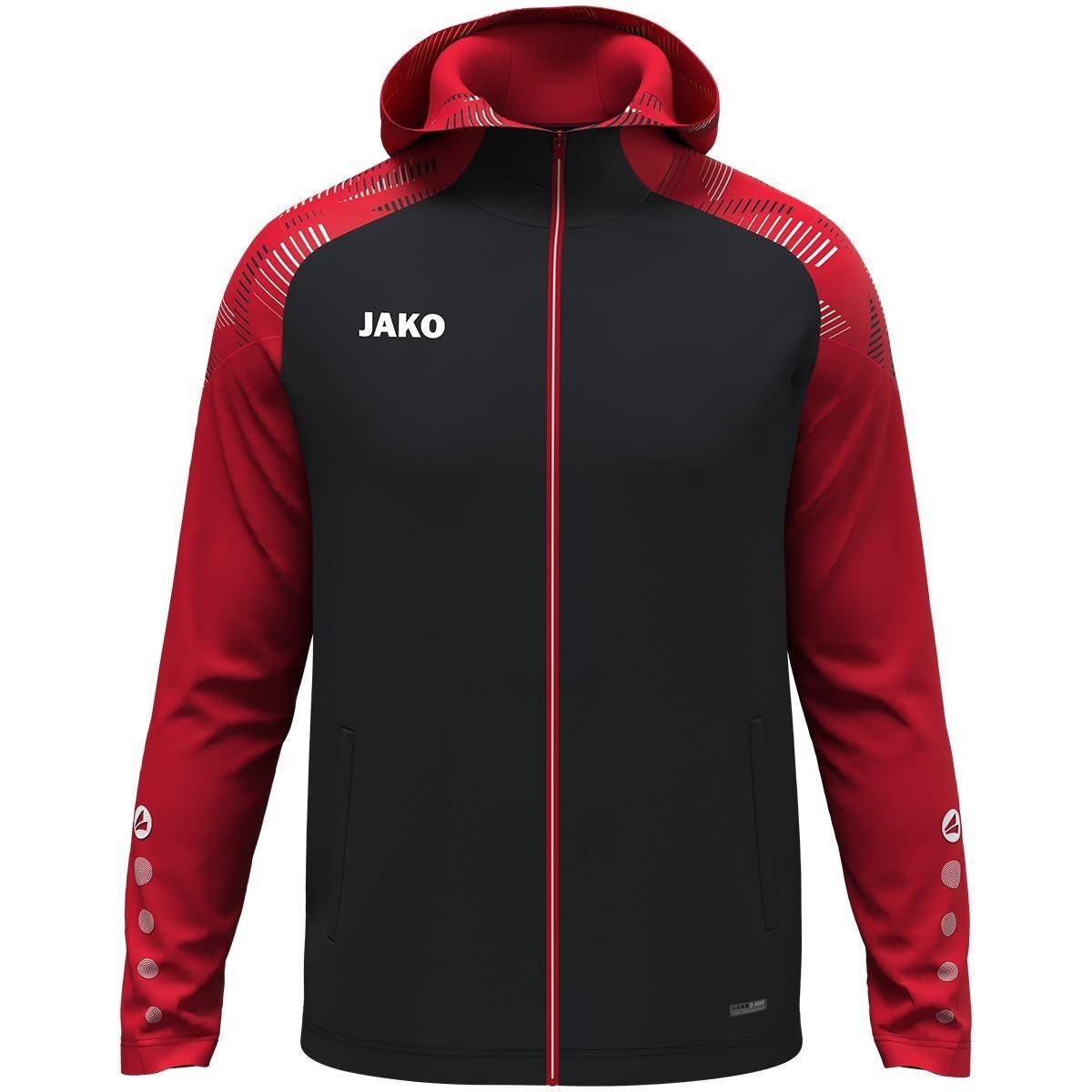 Jako Kapuzenjacke Sonic schwarz/rot