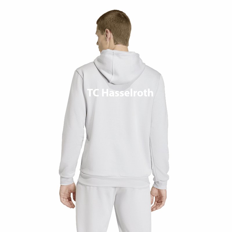 Hoody Ent26 TC Hasselroth Unisex hellgrau/weiß