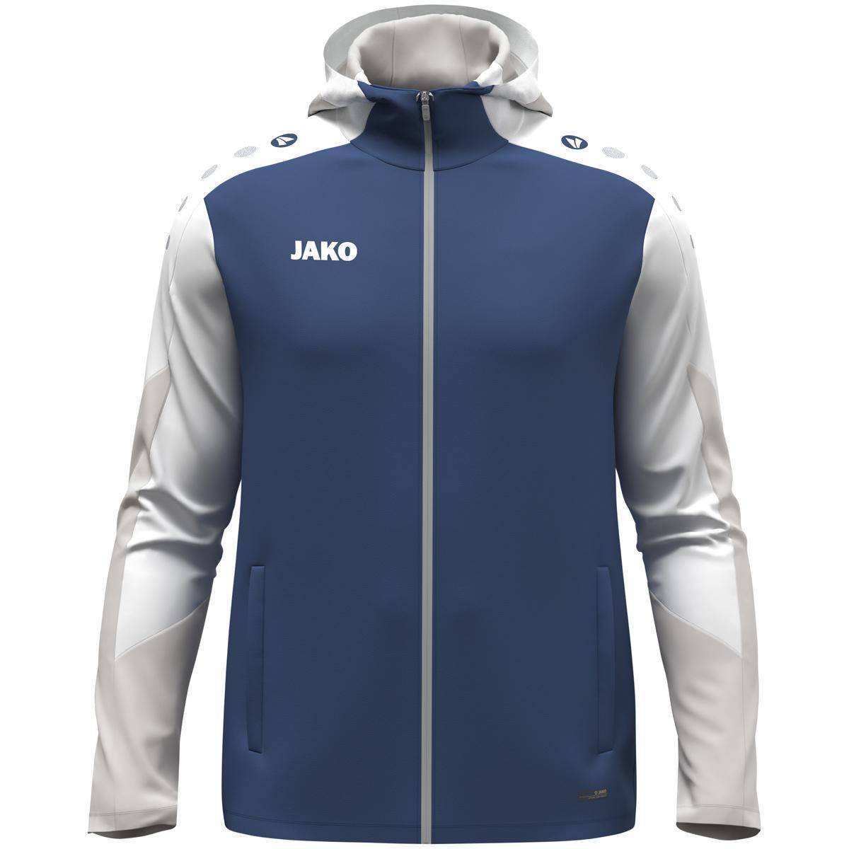 Jako Kapuzenjacke Dynamic Kinder nachtblau/weiß/hellgrau