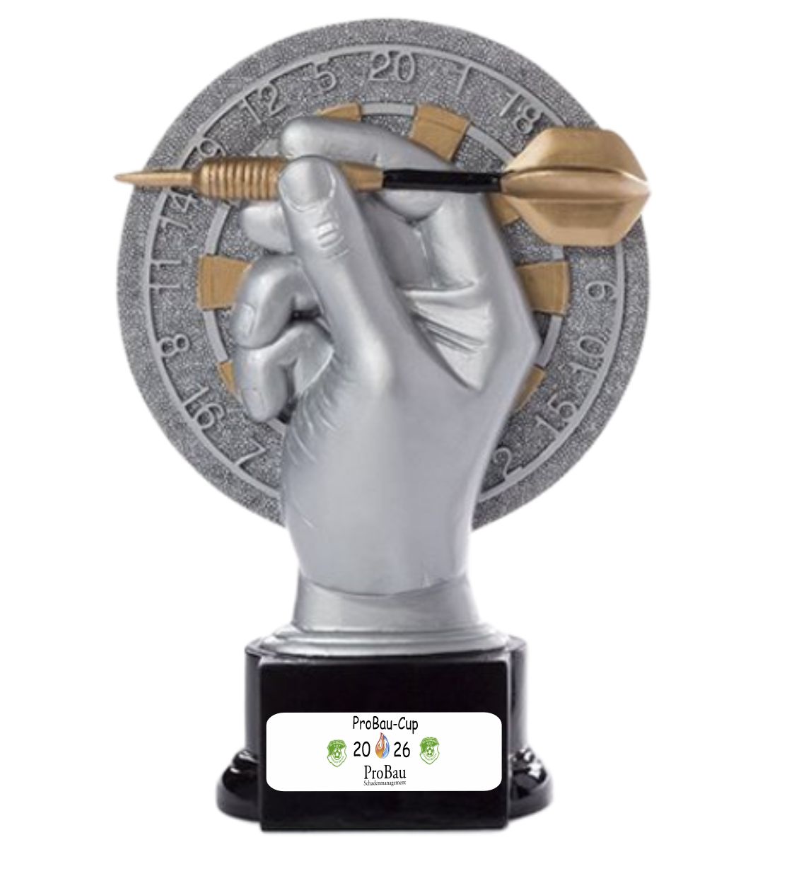 Pokal Bullseye silber
