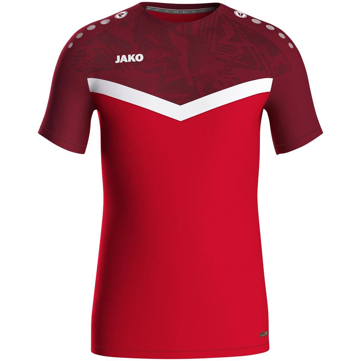 Jako T-Shirt Iconic Kinder rot/weinrot