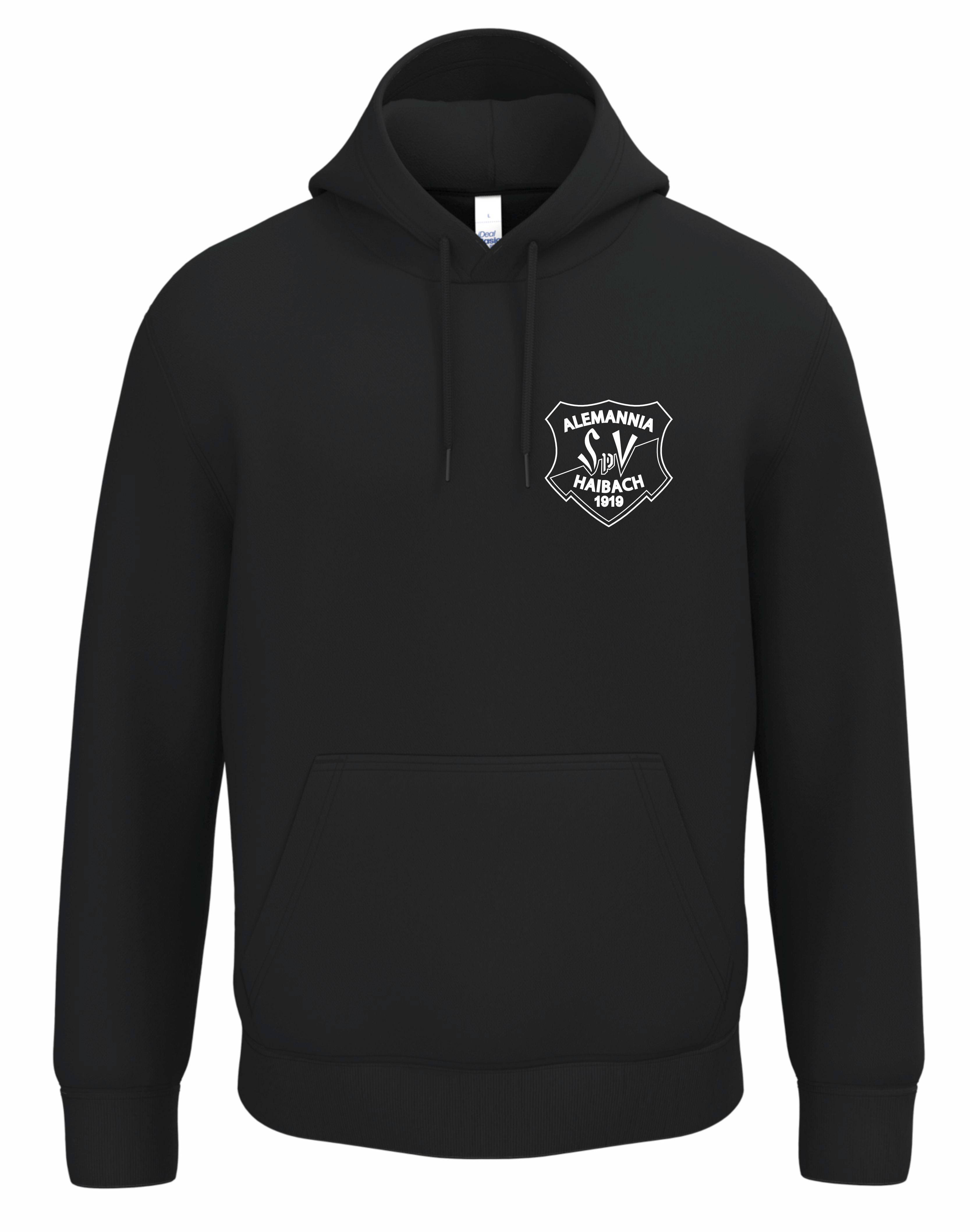 Alemannia Haibach Hoodie unisex schwarz