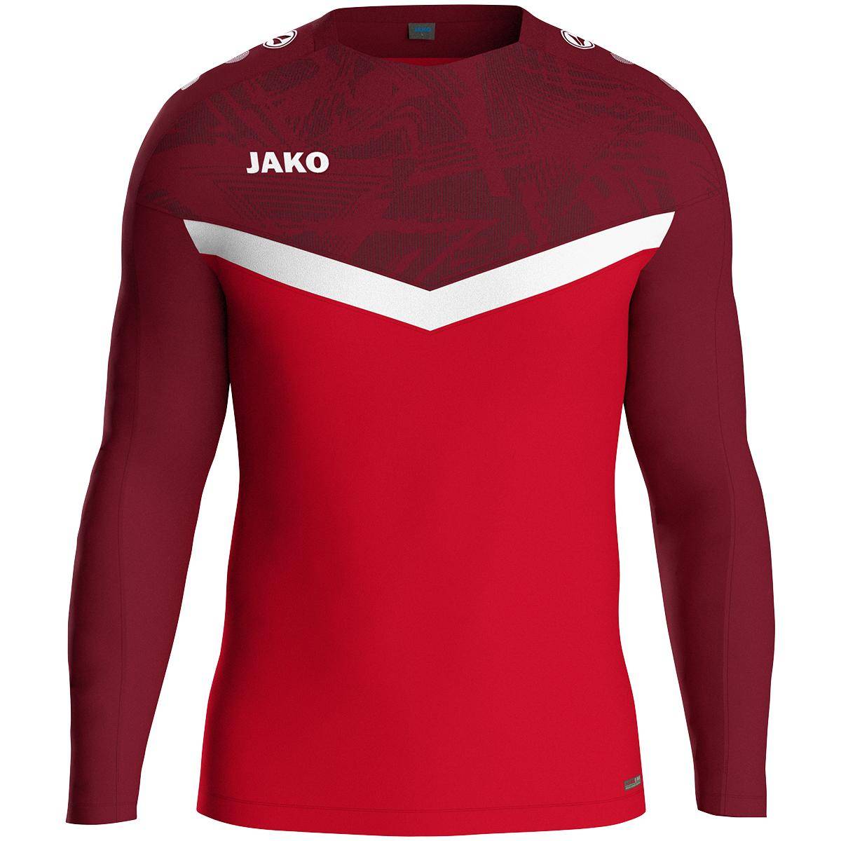 Jako Sweat Iconic Kinder rot/weinrot