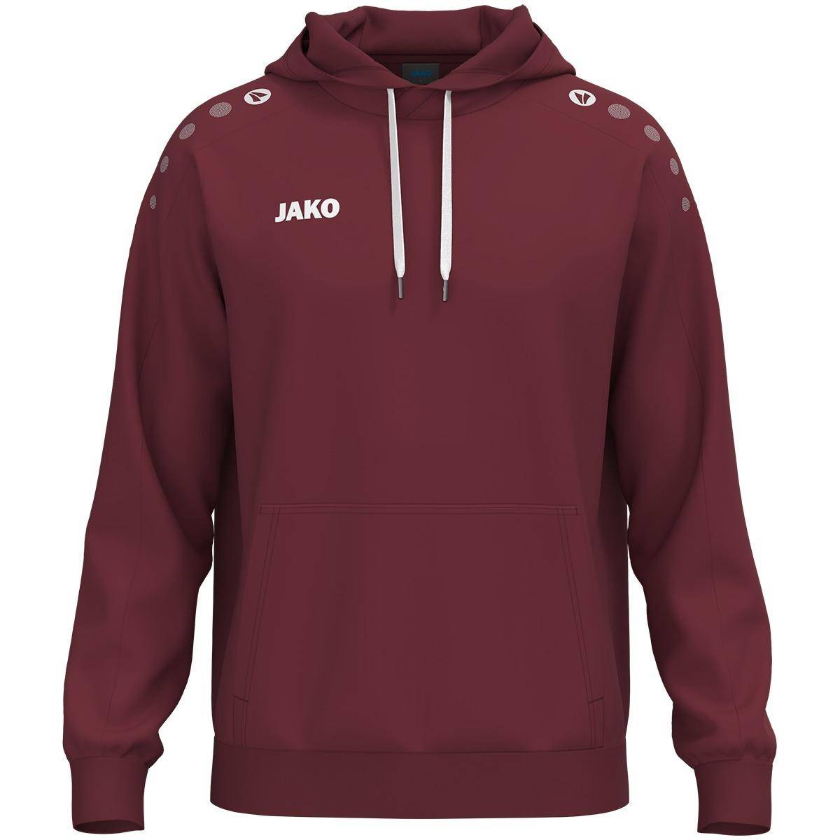 Jako Kapuzensweat One Cotton Kinder bordeaux