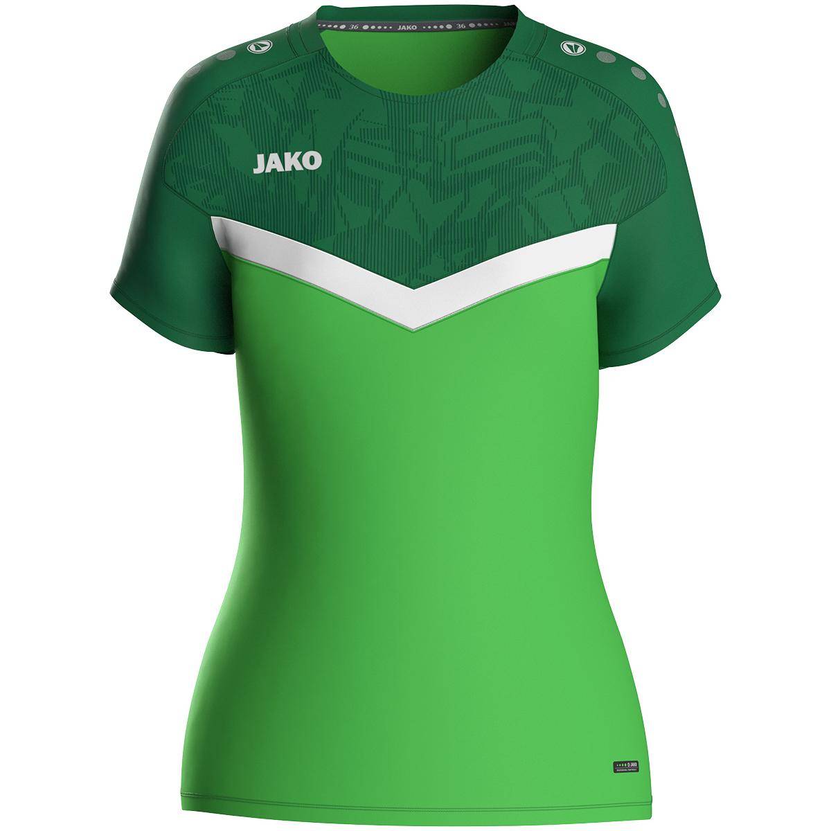 Jako T-Shirt Iconic Damen soft green/sportgrün