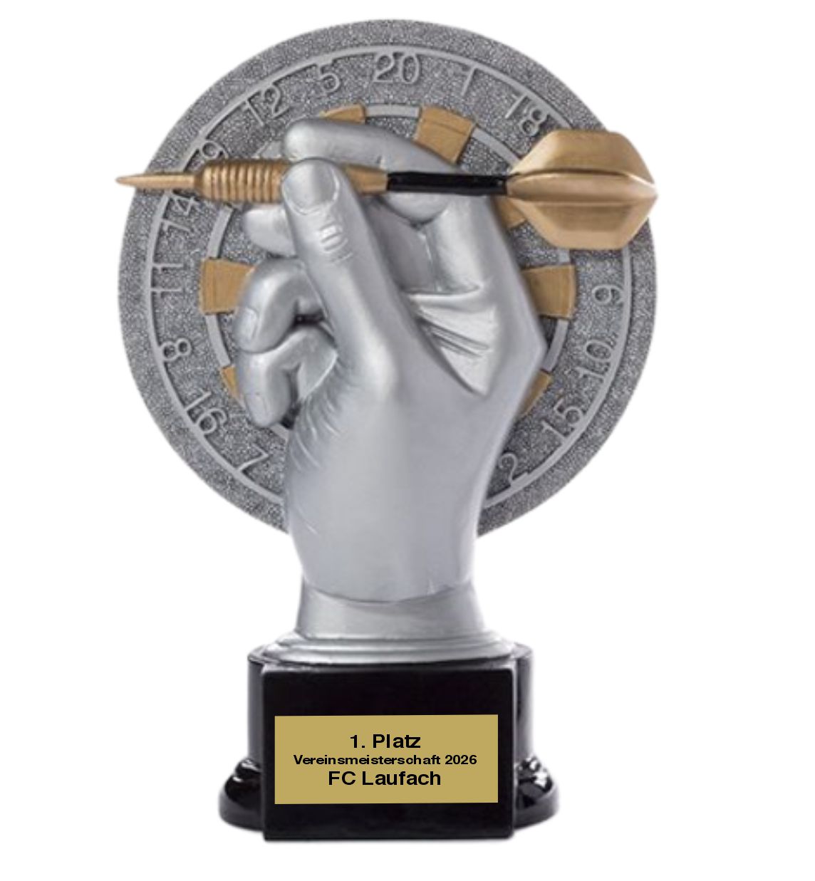 Pokal Bullseye silber