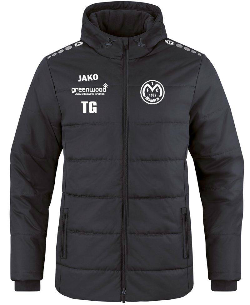 Coachjacke Team mit Kapuze Herren Mömbris schwarz