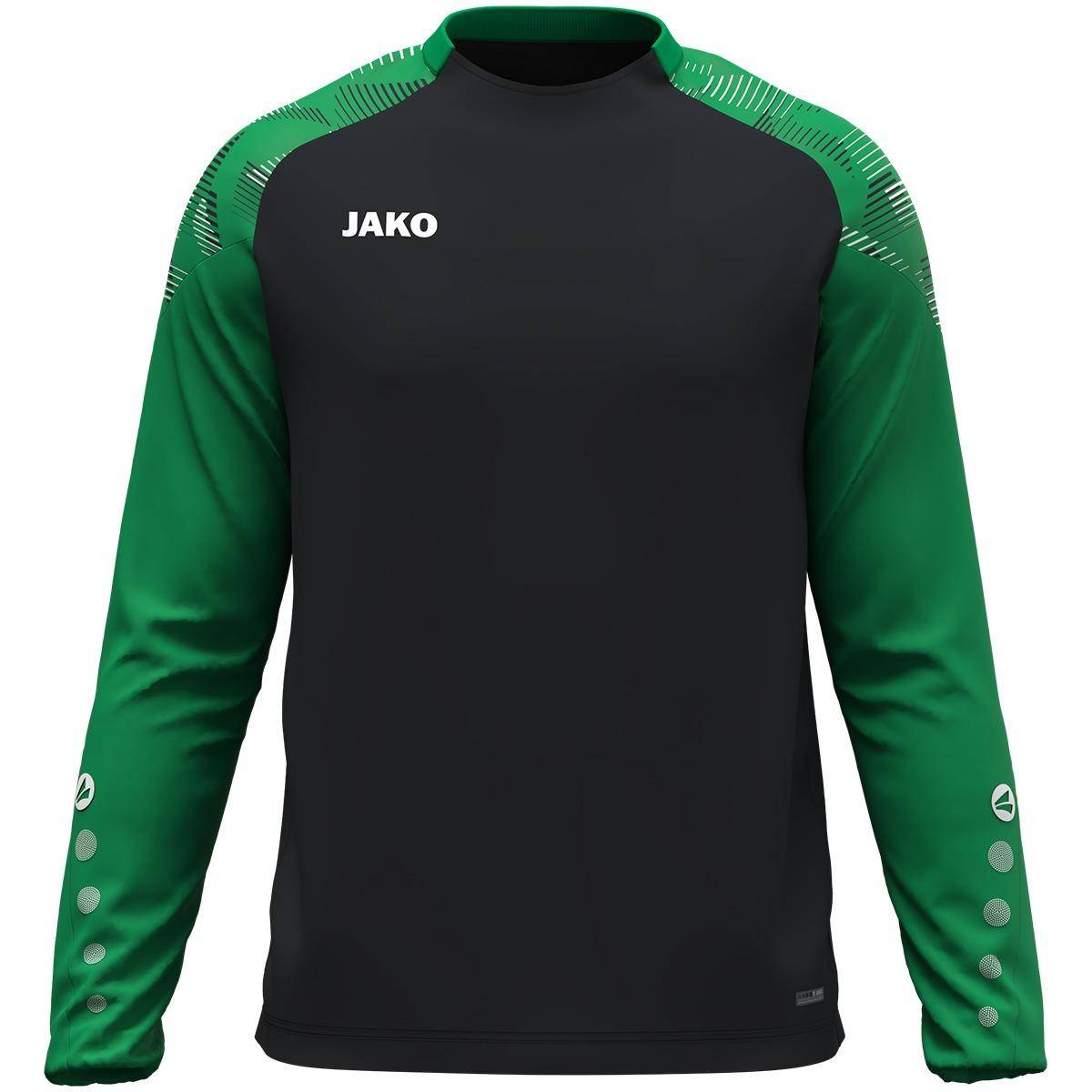 Jako Longsleeve Sonic schwarz/grün