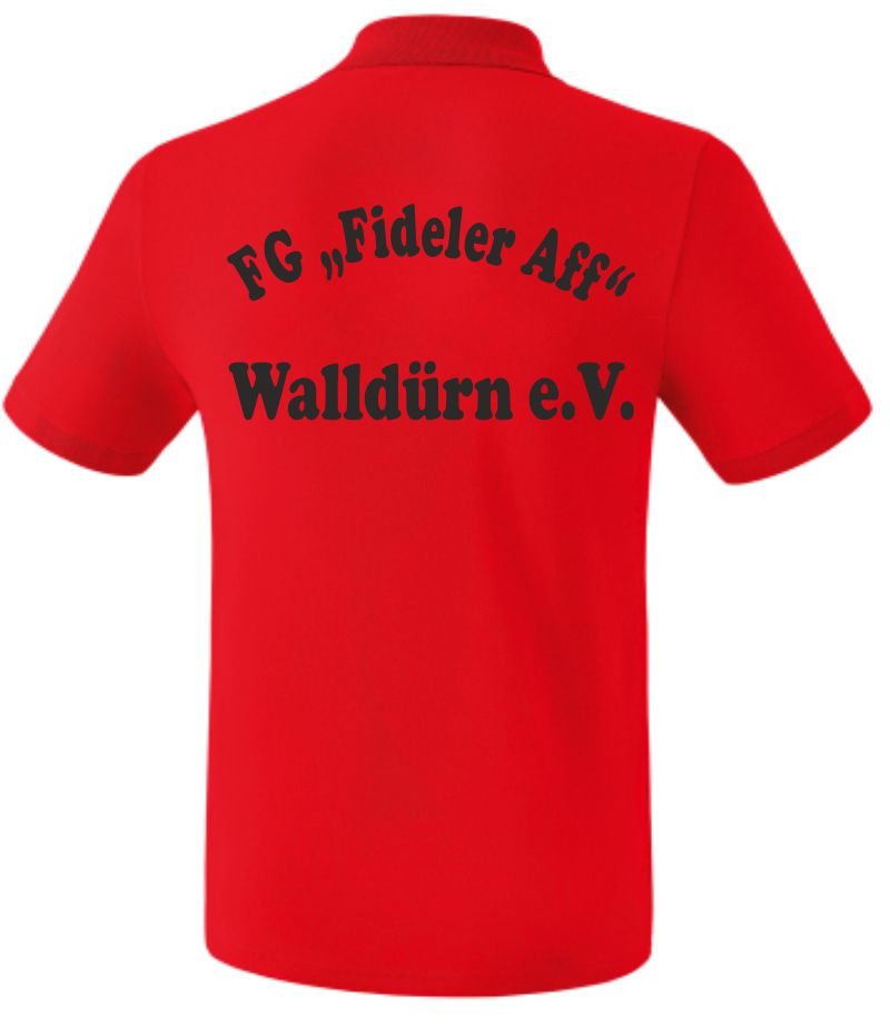 erima Poloshirt Basic FG Fideler Aff rot