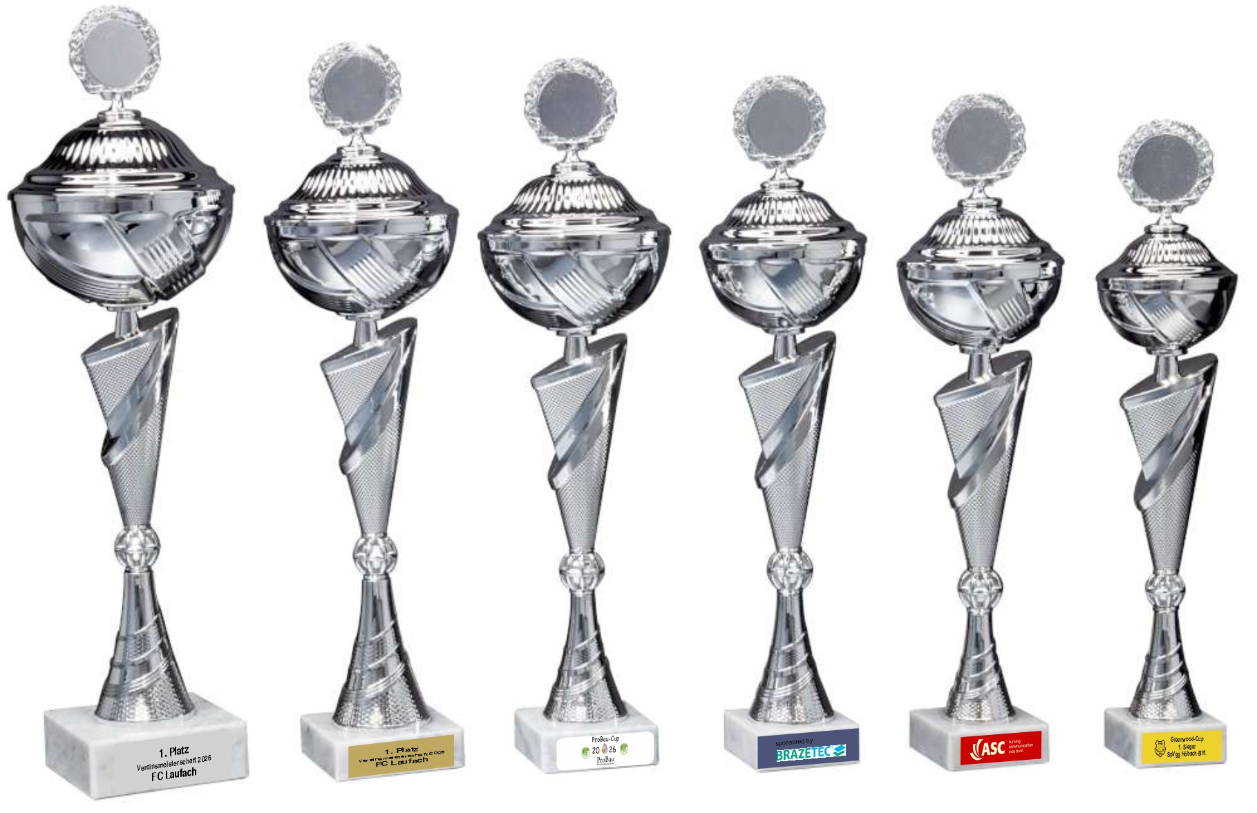 Pokal Vortex silber