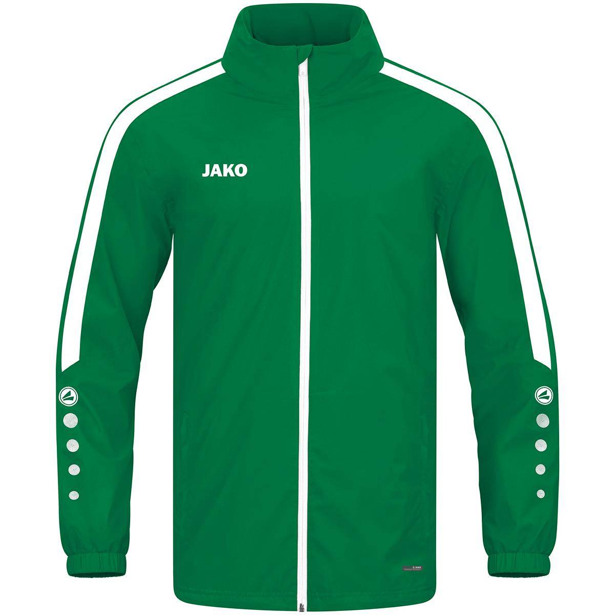 Jako Allwetterjacke Power Kinder sportgrün