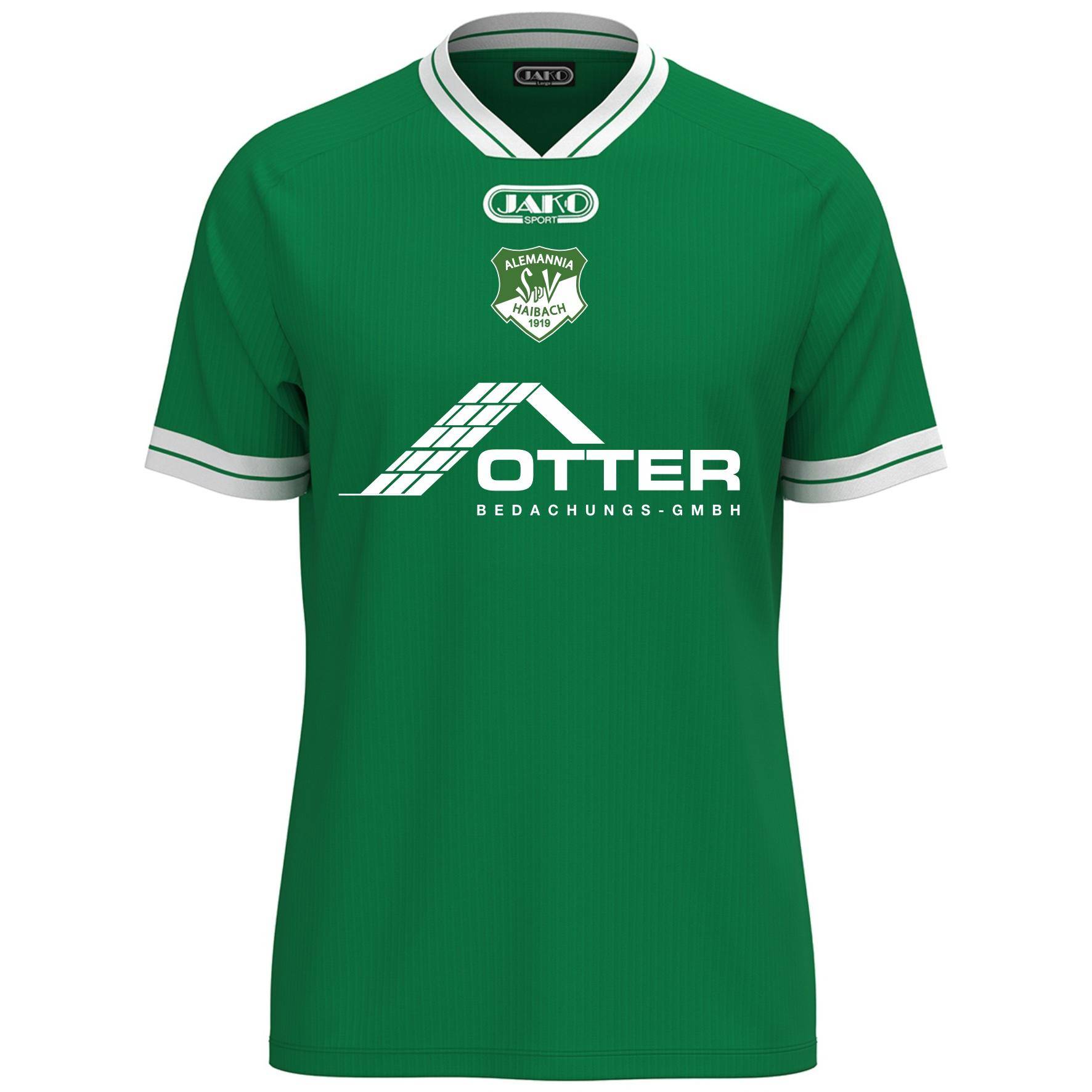 Home Trikot Retro Alemannia Haibach Zwote 26/27 grün