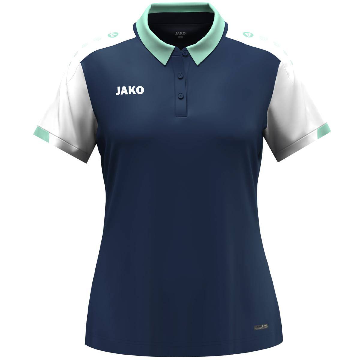 Jako Polo Dynamic Damen marine/weiß/minze