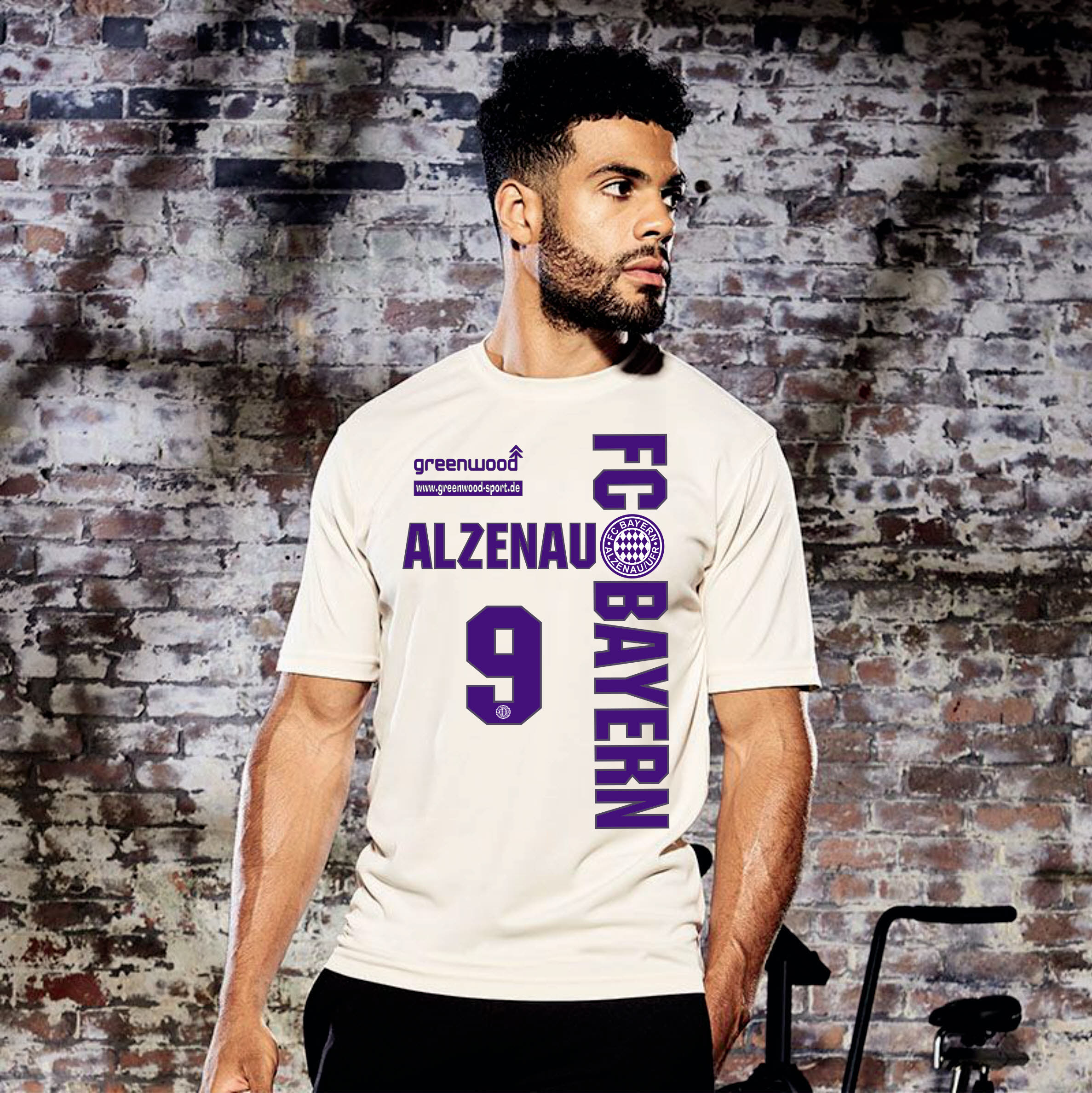 FC Bayern Alzenau Trainingsshirt weiß - Bild 1