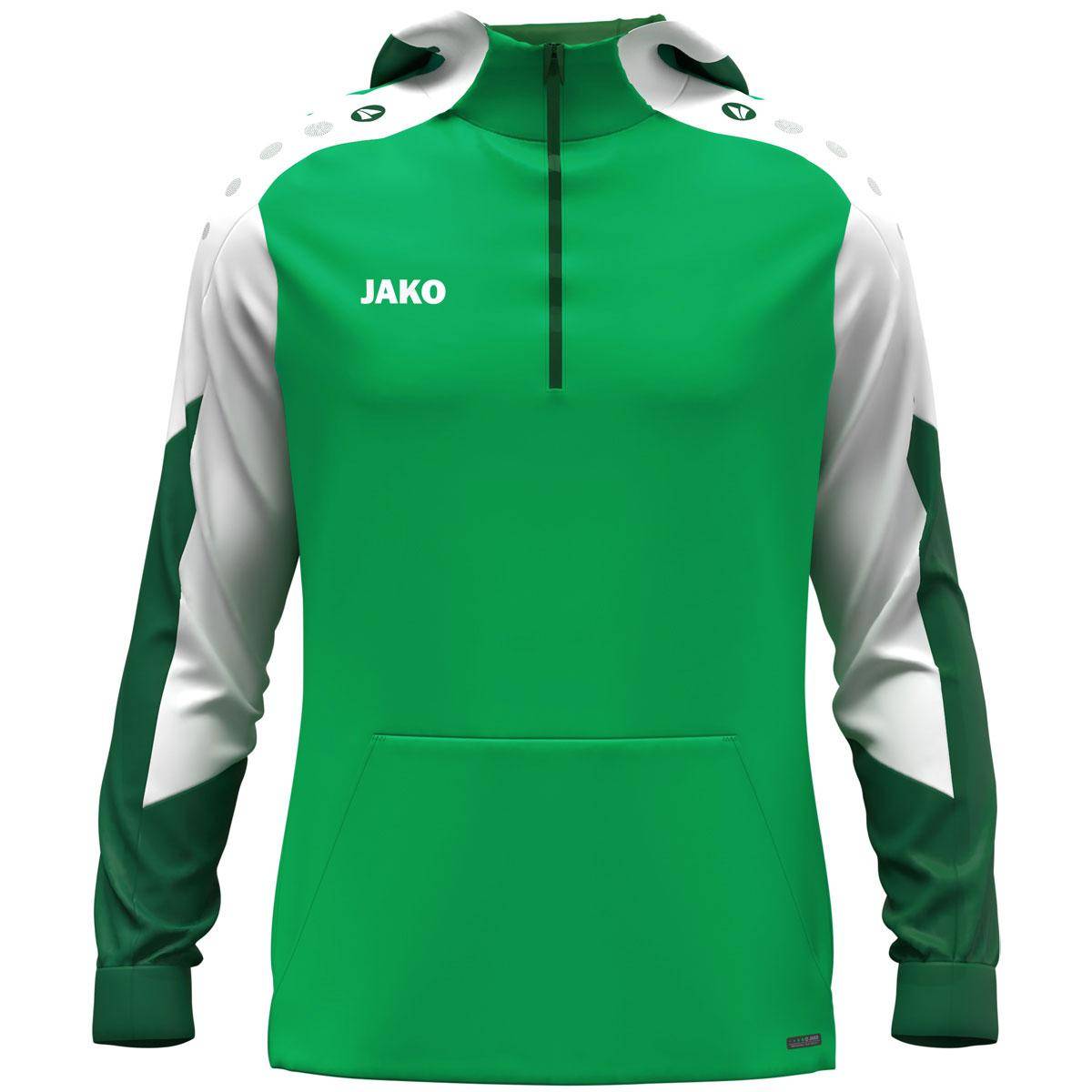 Jako Zip Hoodie Dynamic Herren grün/weiß/dunkelgrün
