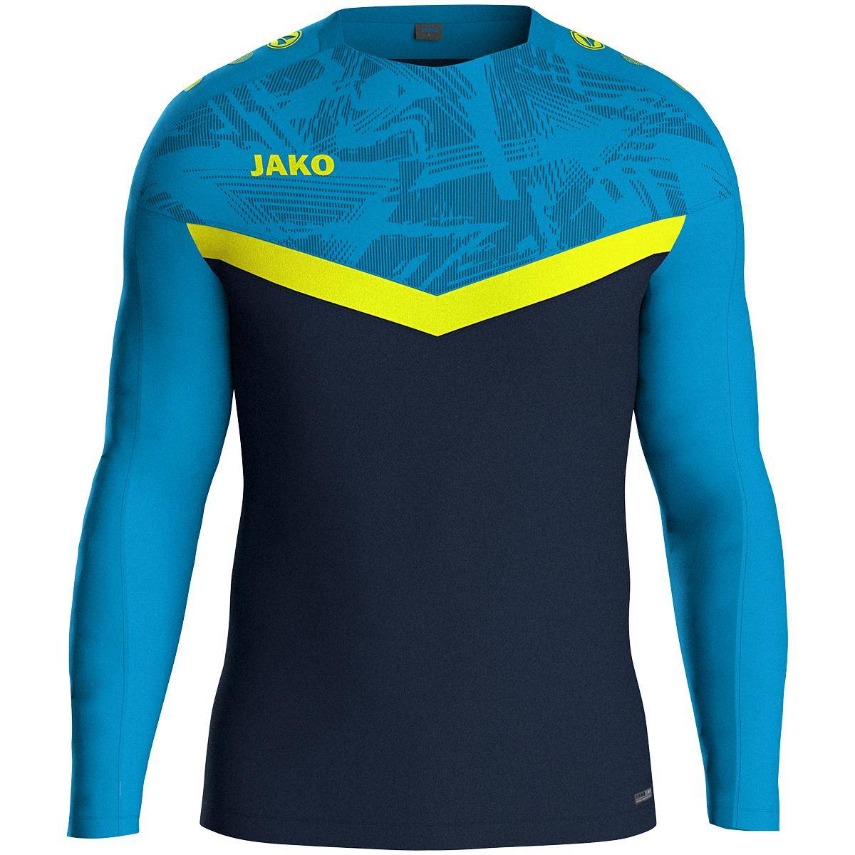 Jako Sweat Iconic Herren marine/ jako blau/neongelb