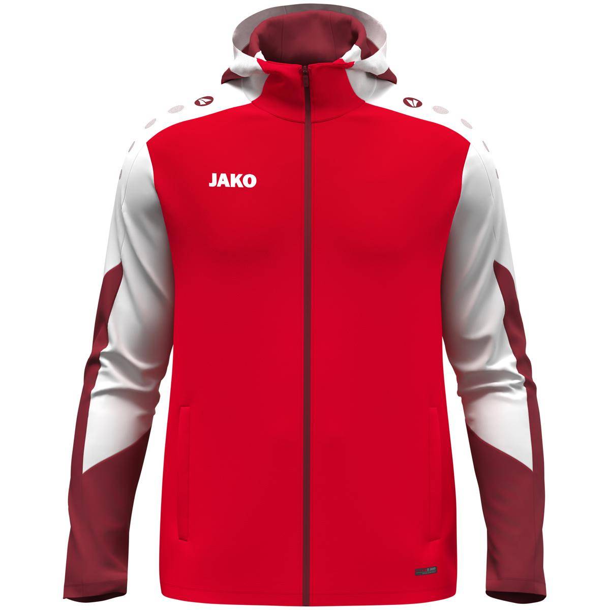 Jako Kapuzenjacke Dynamic Herren rot/weiß/dunkelrot