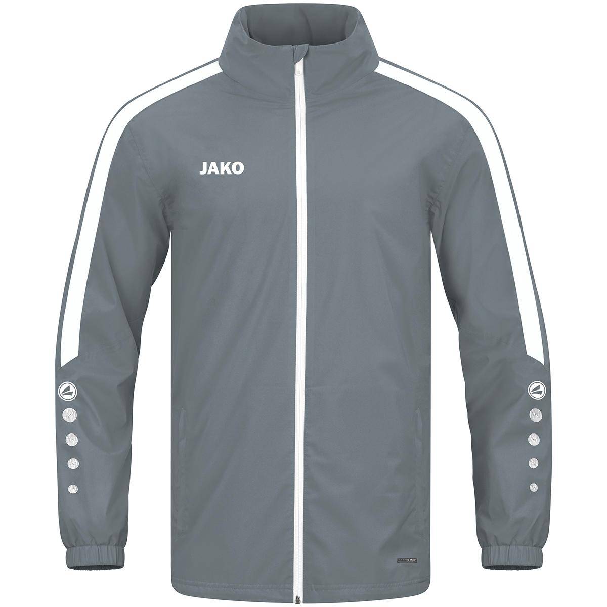 Jako Allwetterjacke Power Kinder steingrau