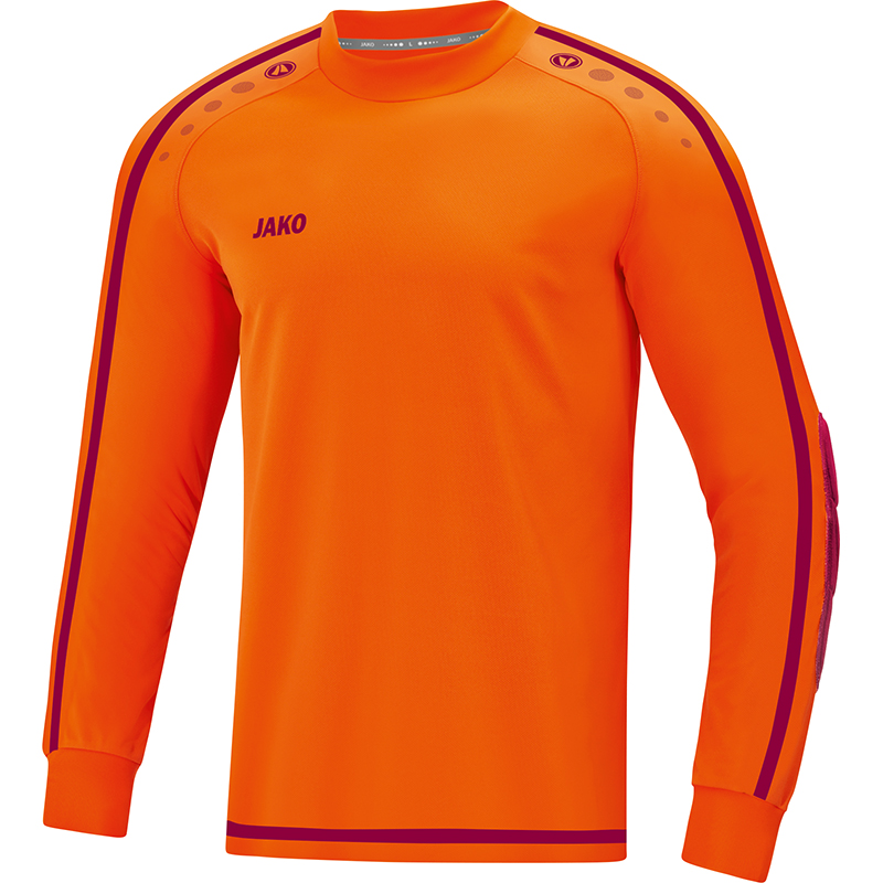 Jako TW-Trikot Striker 2.0 Kinder neonorange/weinrot