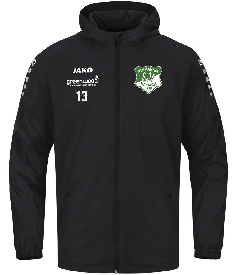 Allwetterjacke Team Alemannia Haibach schwarz Allwetterjacke Team Alemannia Haibach schwarz