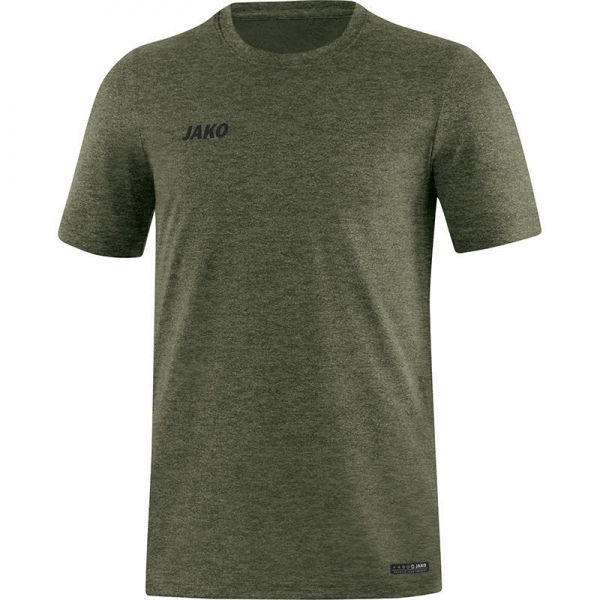 jako T-Shirt Premium Basics khaki meliert - Bild 1